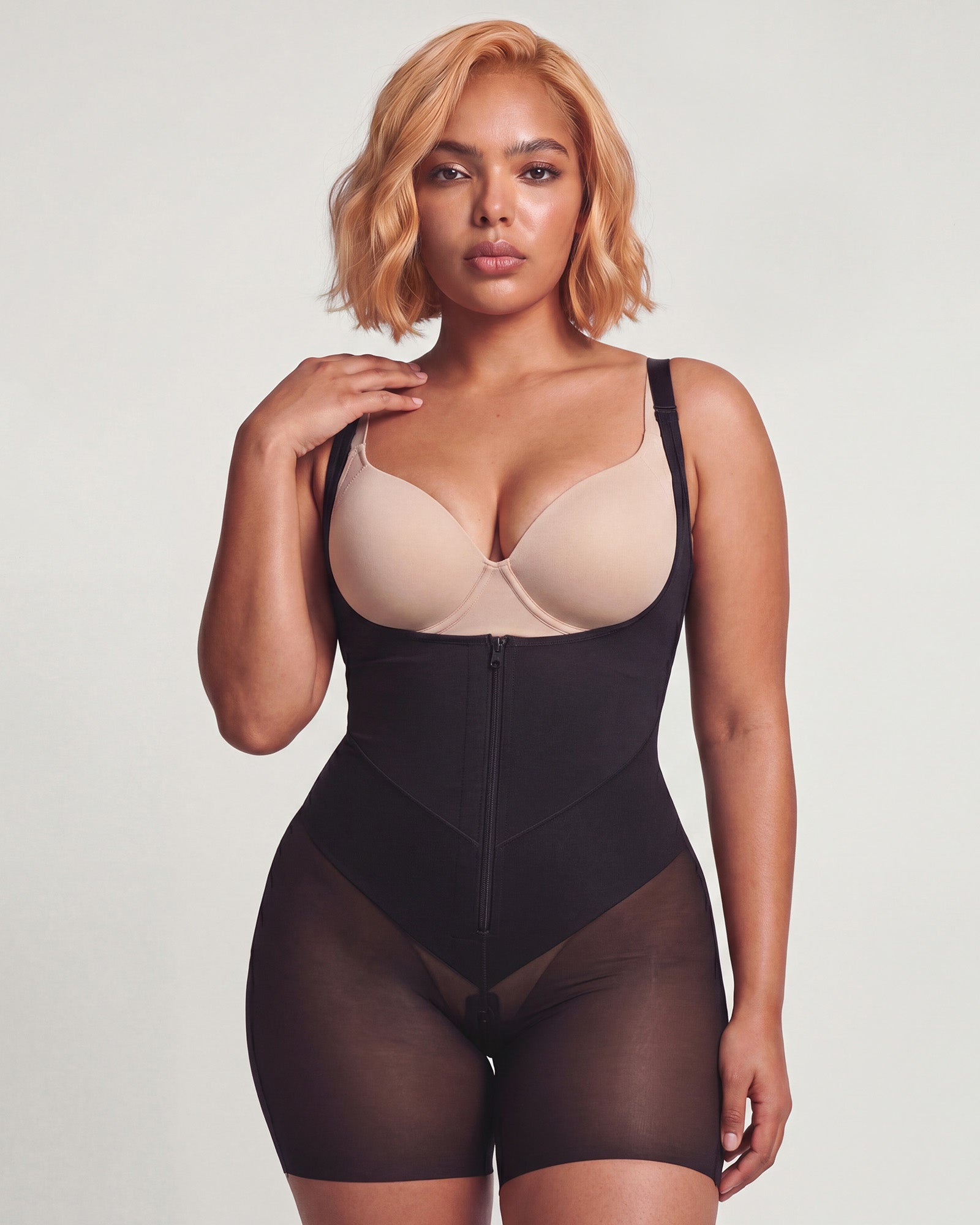 U-Shaped Full-Body Sculpting Faja Bodysuit