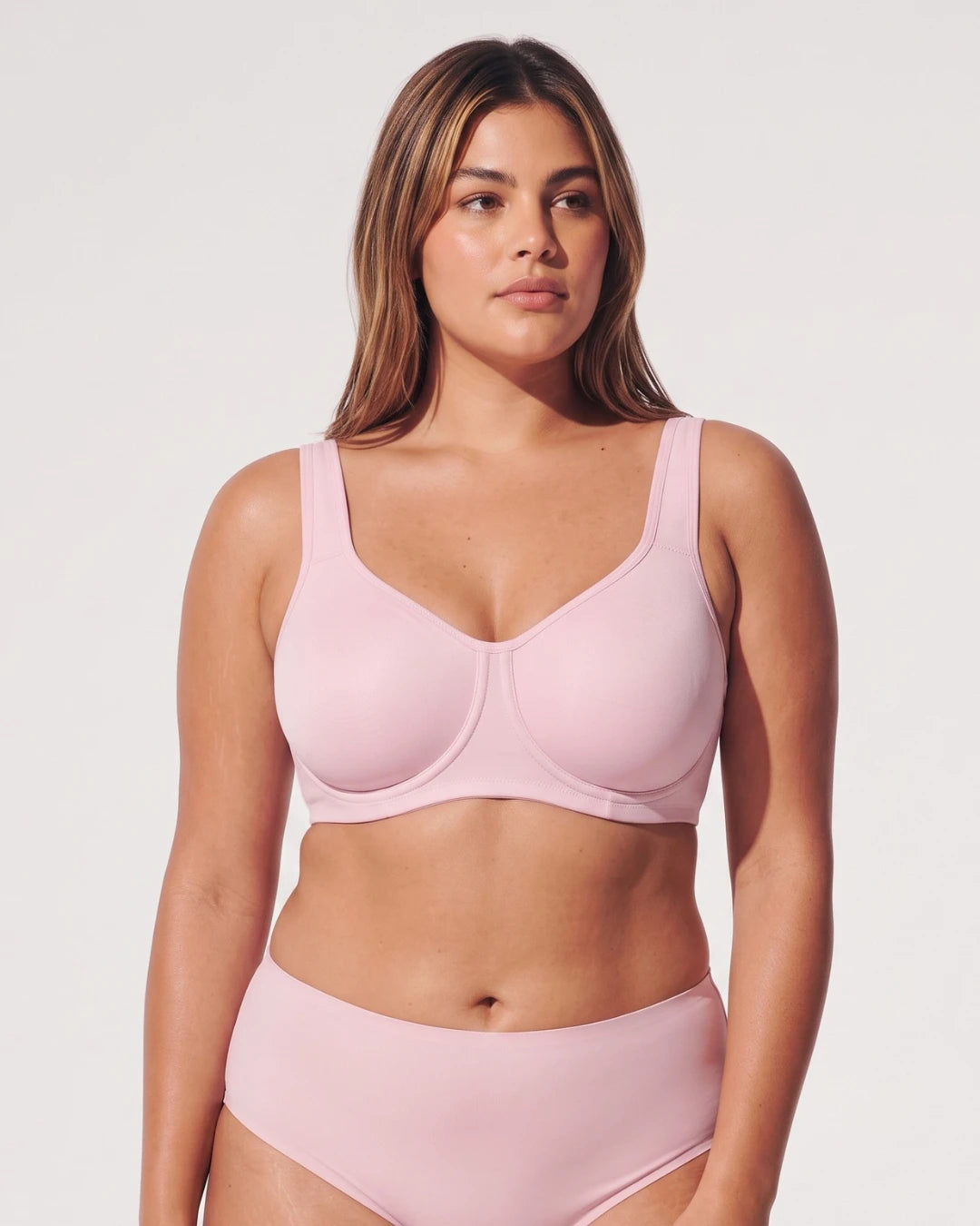 Soutien-gorge sans doublure avec armatures à couvrance totale