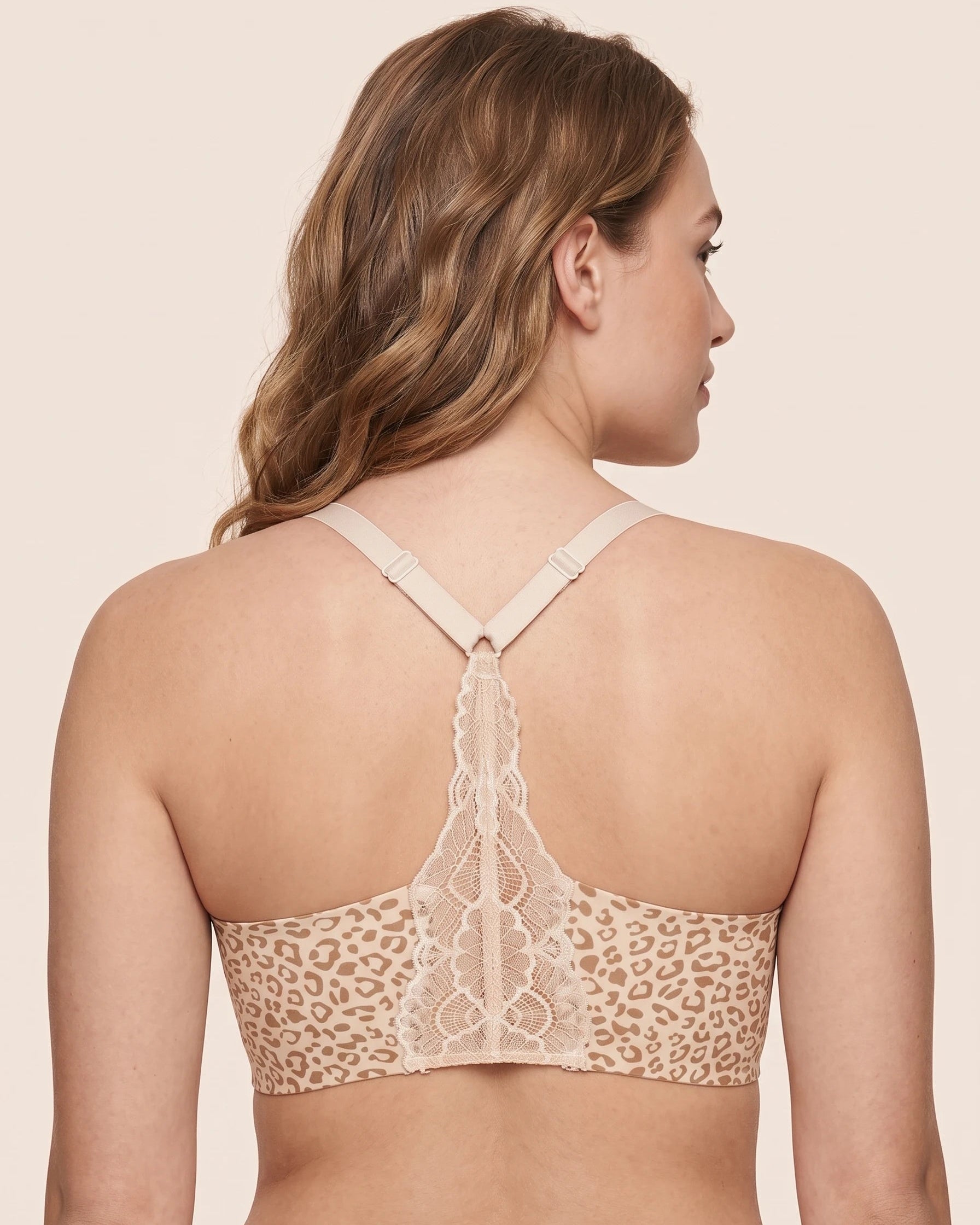 Lace Jelly Deep V Racerback Bralette