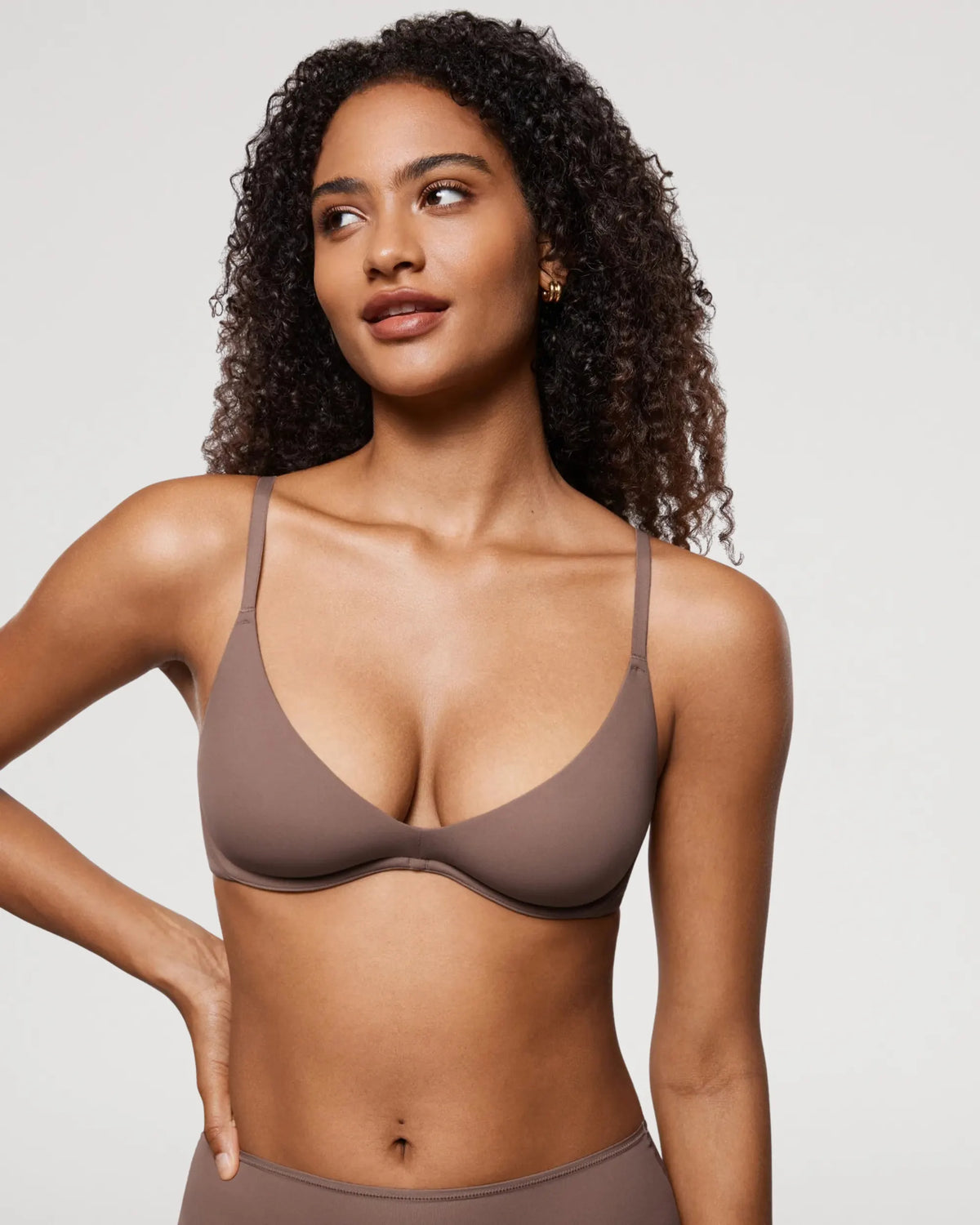 Plus Plunge Unlined Balconette Bra