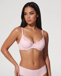 Lace Unlined Underwire Scoop Bra