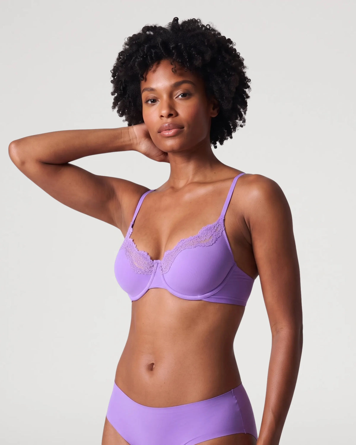 Lace Unlined Underwire Scoop Bra