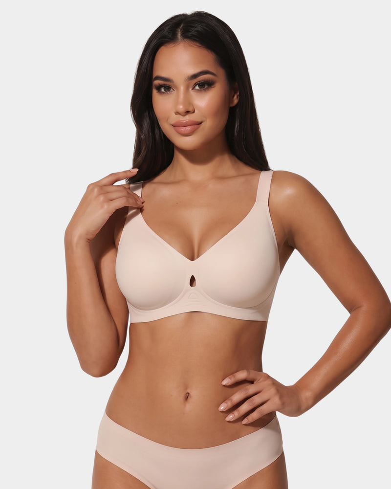 Wireless Jelly Push-Up Plunge Bra
