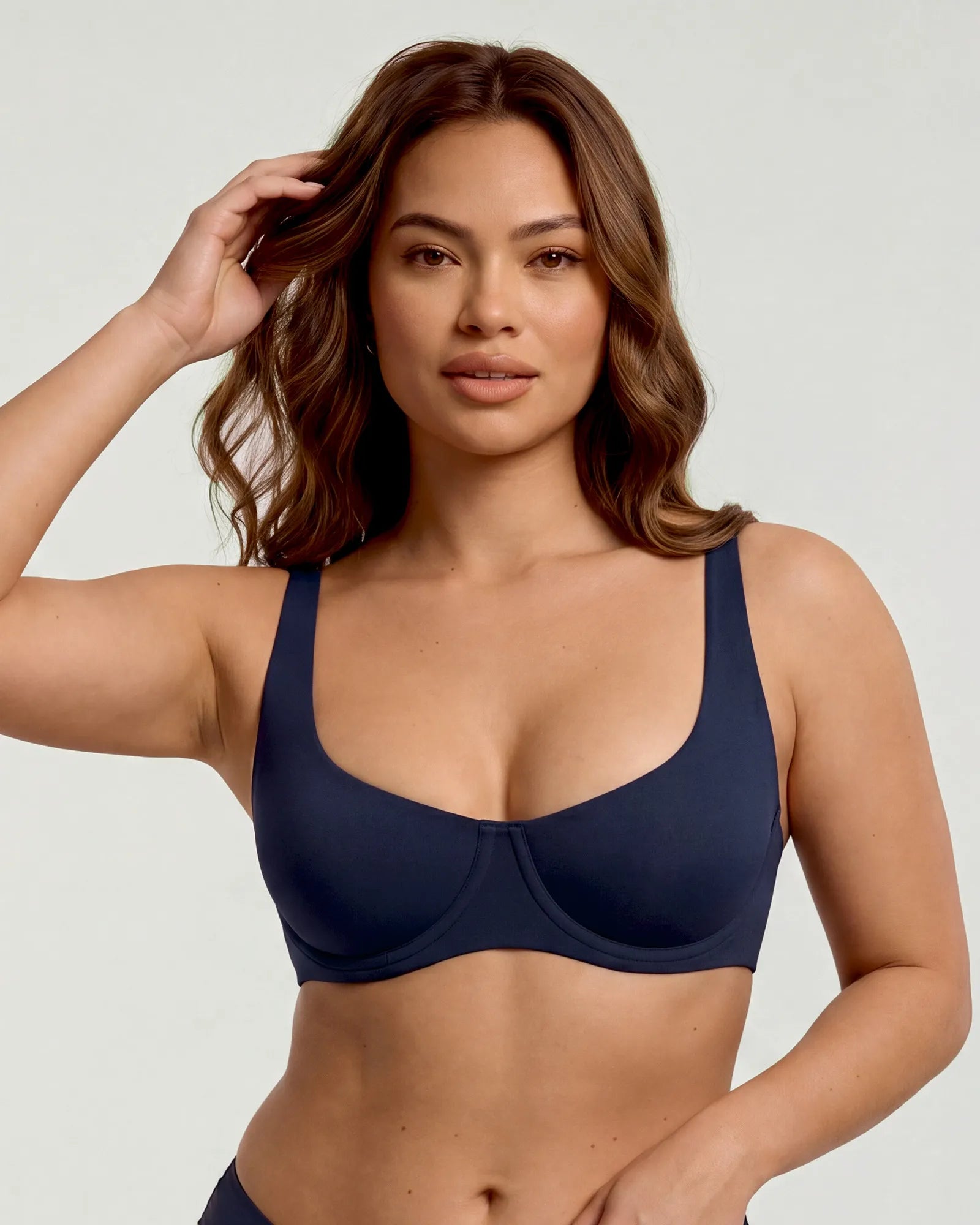 Seamless Unlined Balconette Underwired Bra
