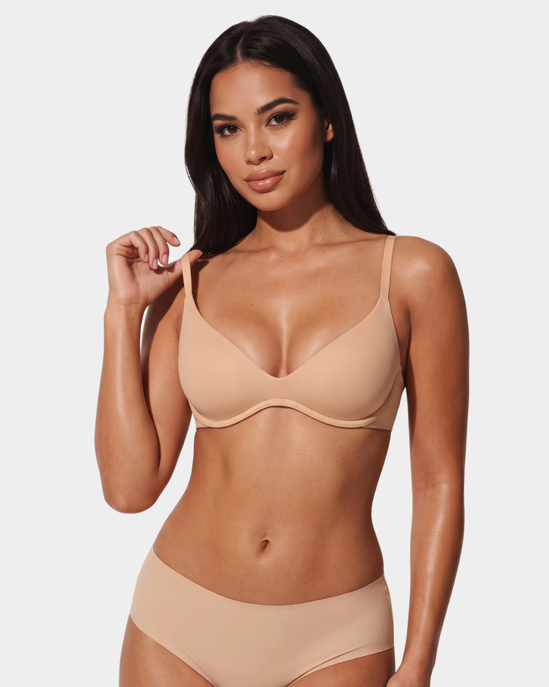 Inbarely Plus Plunge Unlined Balconette Bra