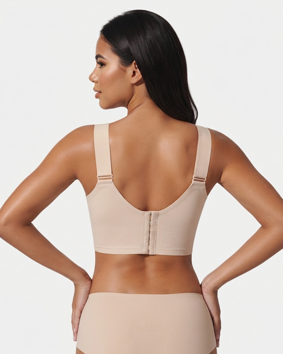 Plus Size Full-Coverage Wireless Padded Jelly T-Shirt Bra