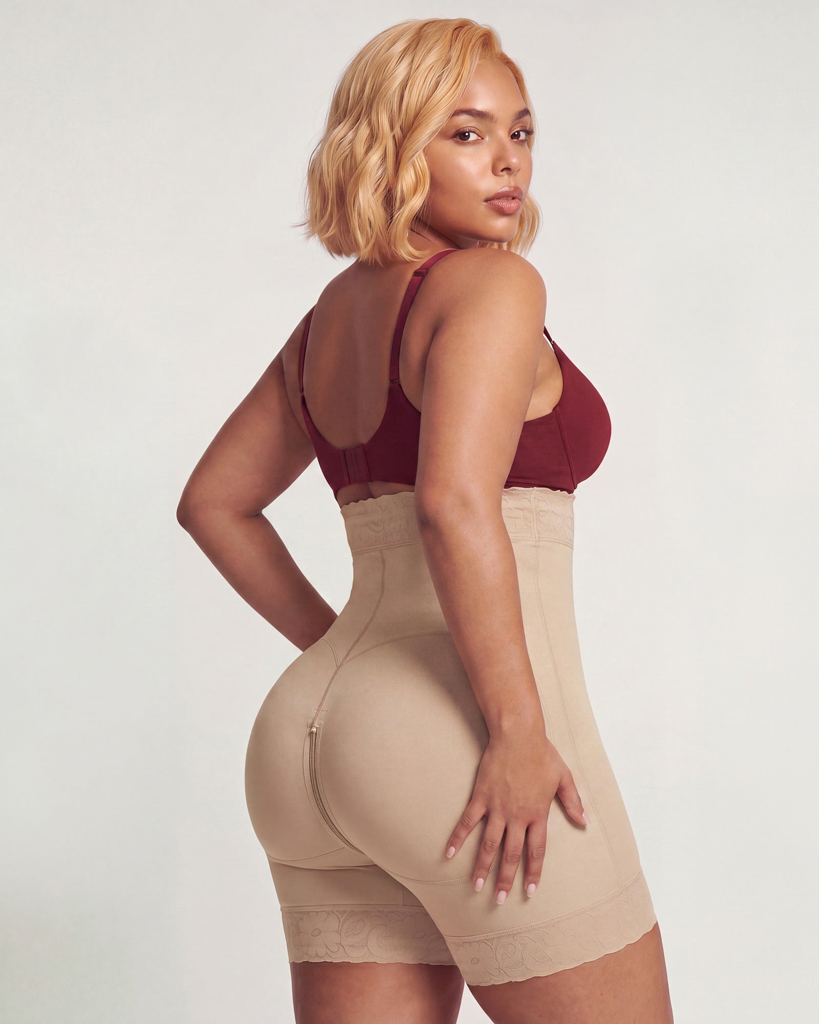Sculpting High-Waisted Tummy Control Butt Lifter Shorts