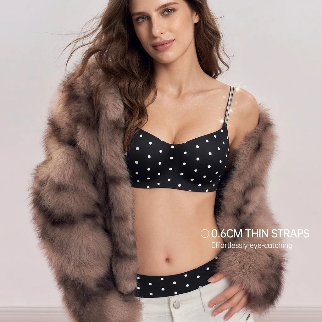 0.6cm Ultra-Thin Straps Bra