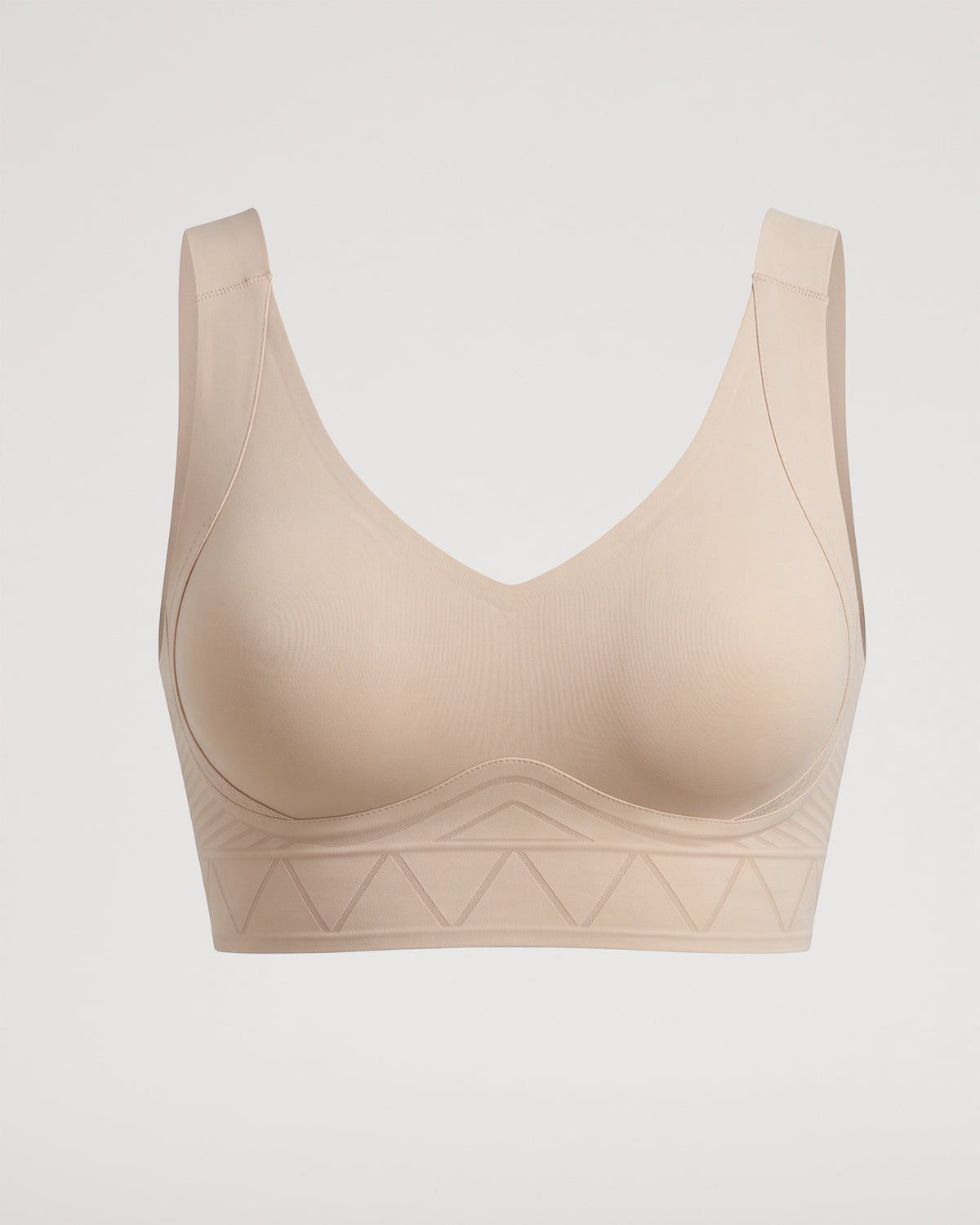 Sujetador camiseta con relleno de gel, sin aros, de cobertura completa y tallas grandes