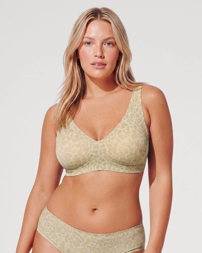 Soutien-gorge sans couture plongeant push-up sans armature en gel