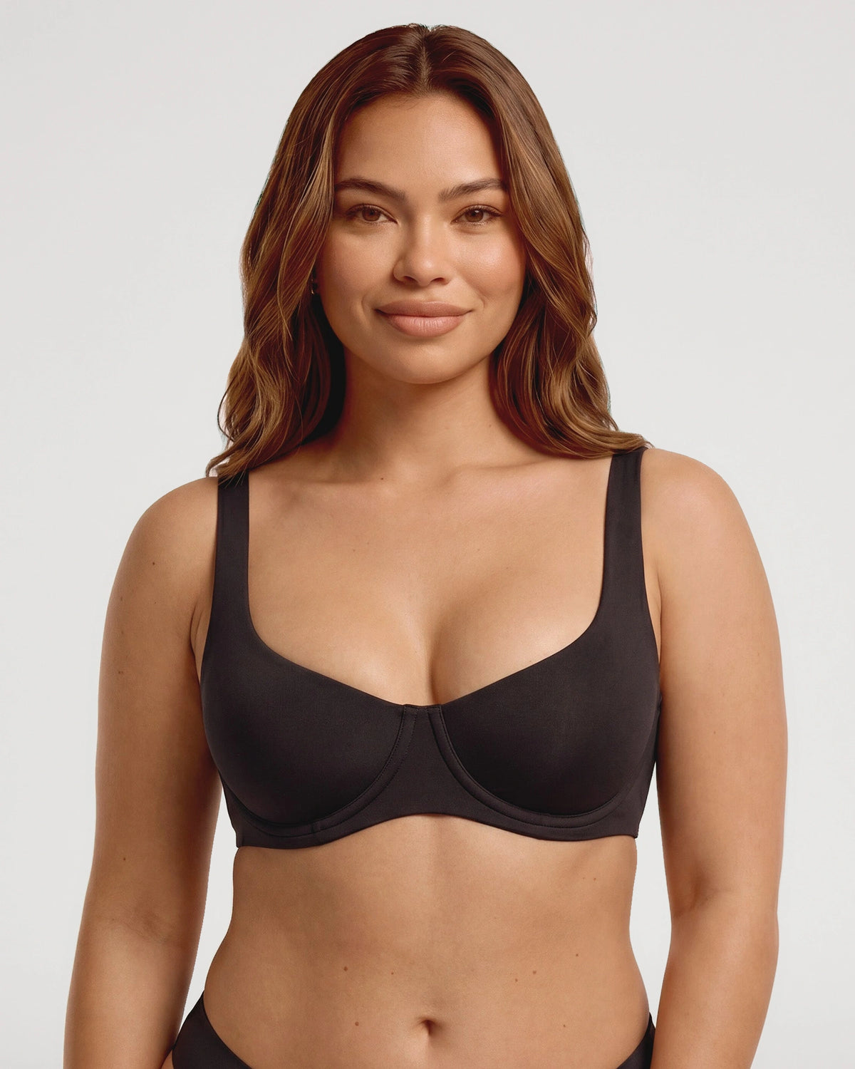 Strap and neckline view for the bra | LilyCurve