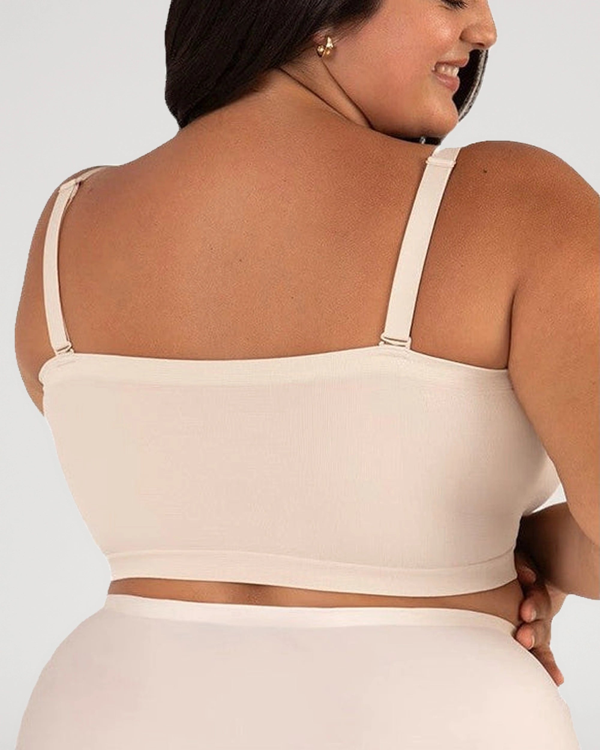 Strap and neckline view for the bra | LilyCurve