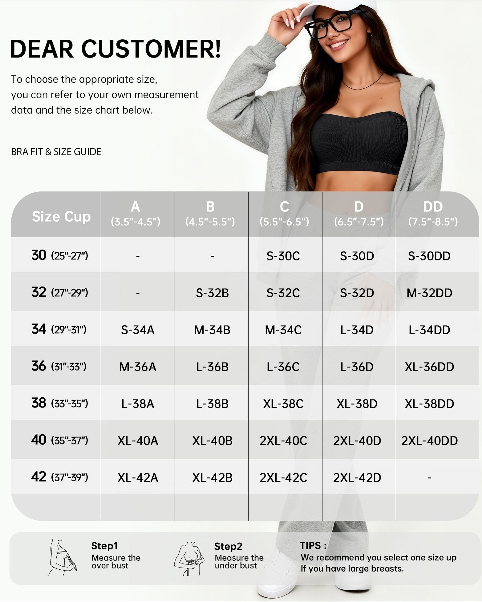 ZOE Stay Put Bandeau Bra - Nude