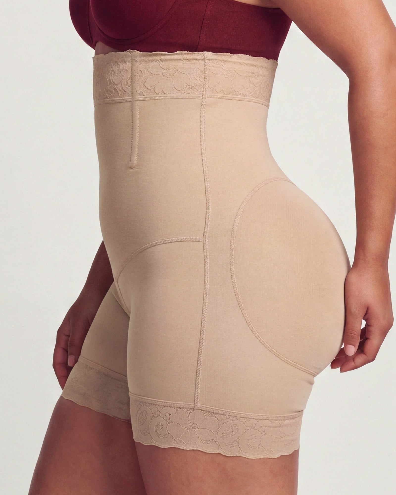 Sculpting High-Waisted Tummy Control Butt Lifter Shorts