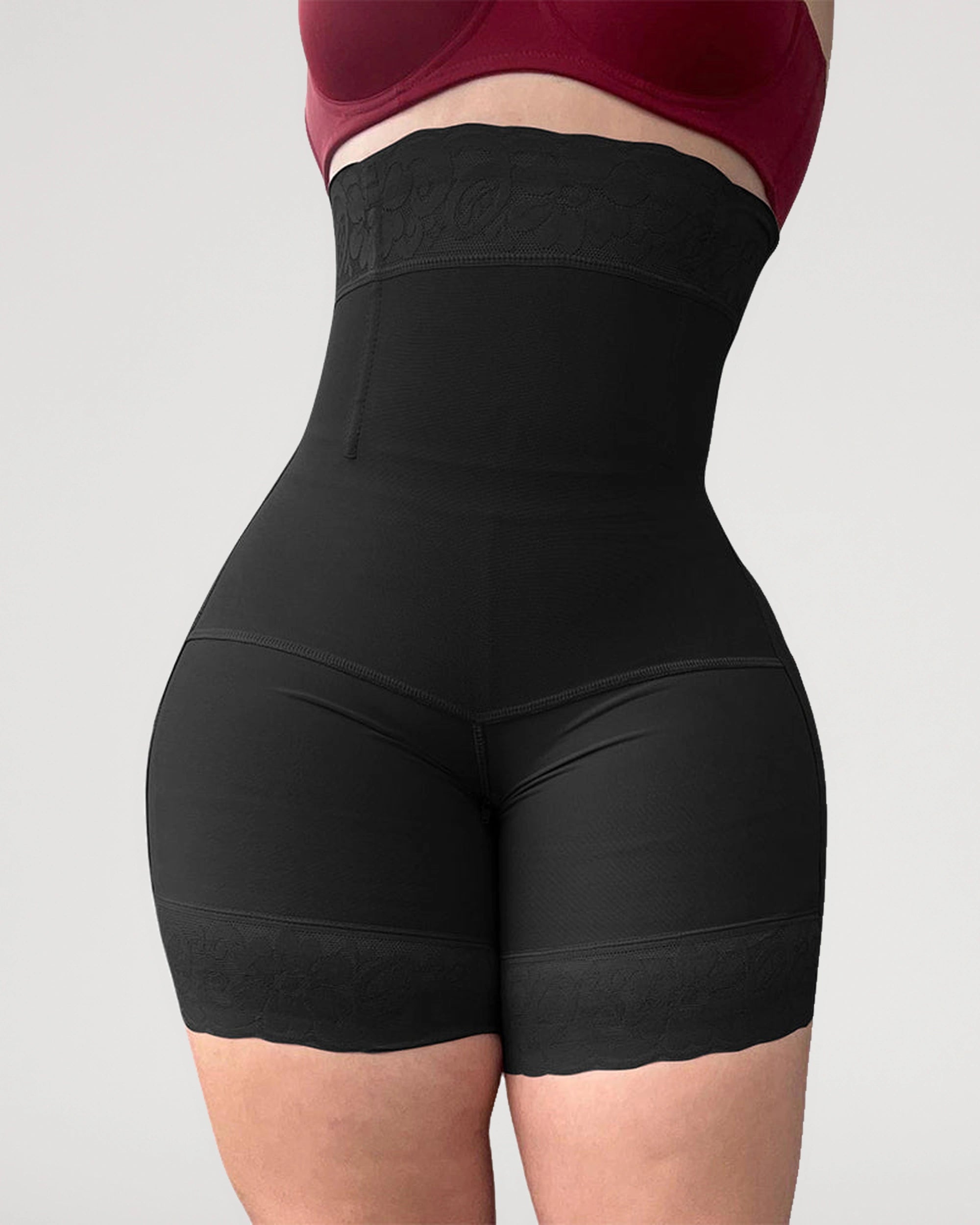 Strap and neckline view for the shapewear | LilyCurve
