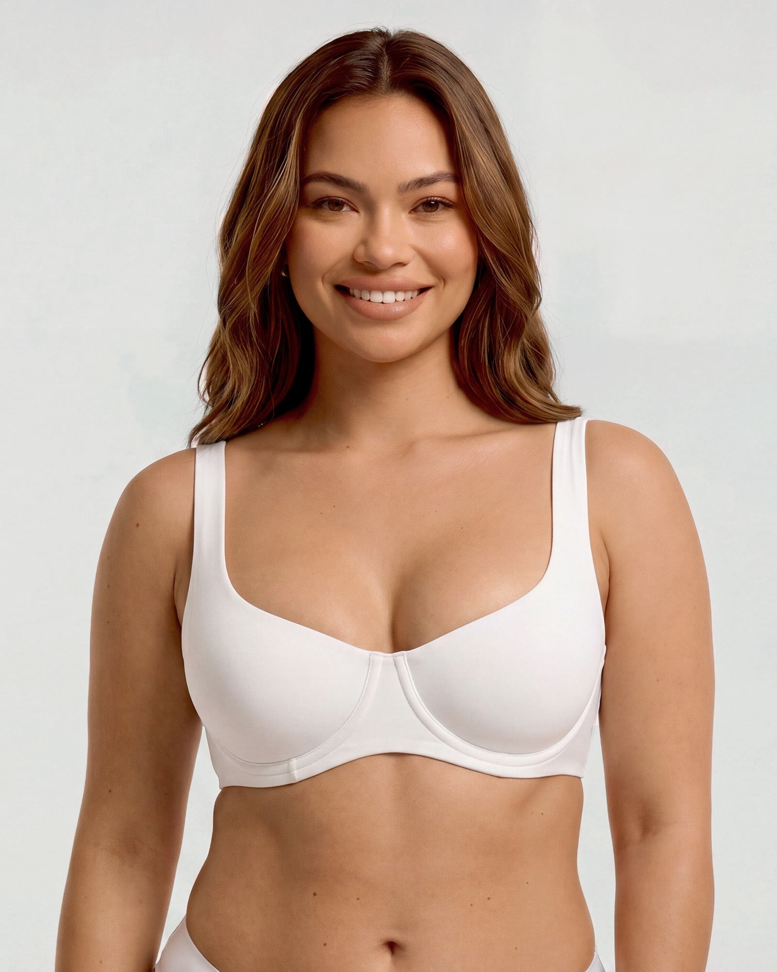 Seamless Unlined Balconette Underwired Bra