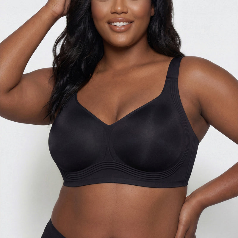 Wireless Full-Coverage Seamless Push-Up Jelly Bra