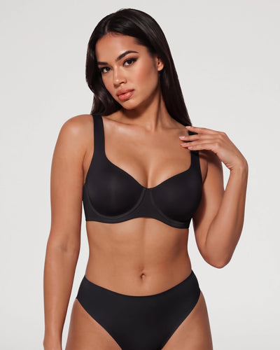 Seamless Unlined Balconette Underwired Bra