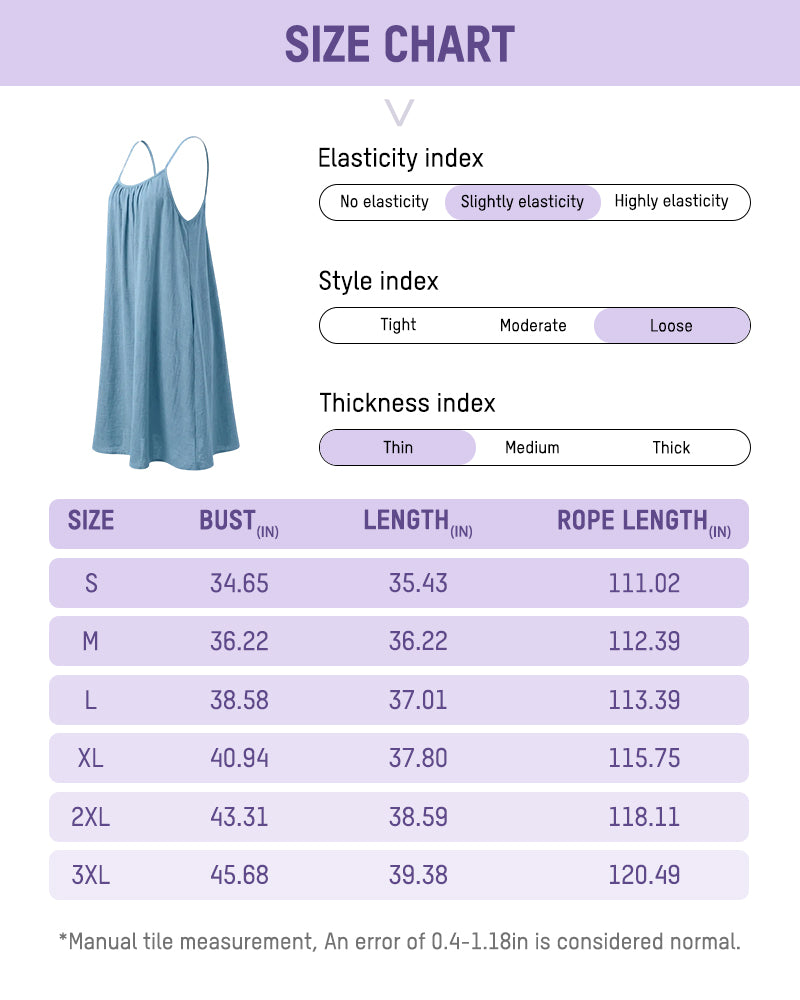 Casual Open-Back Spaghetti Strap Dress