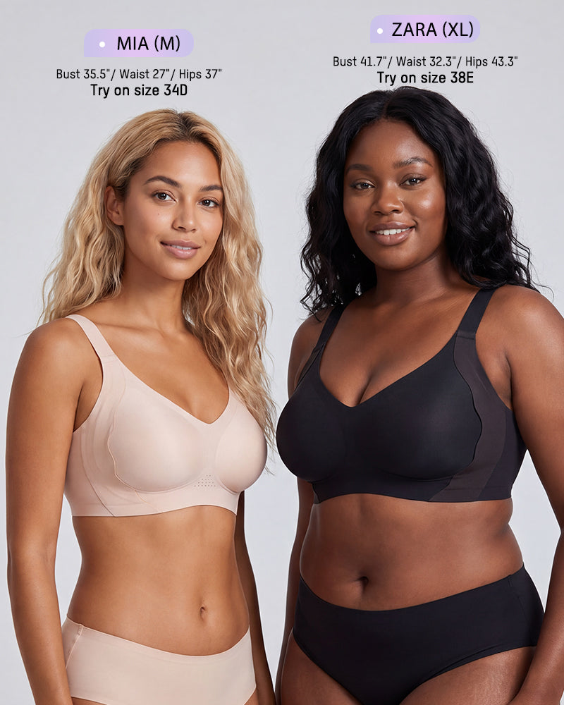 CloudLift™ Jelly Support Wireless Bra - Black - View 8