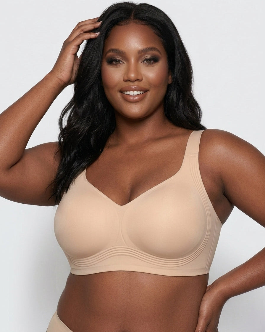 Wireless Full-Coverage Seamless Push-Up Jelly Bra
