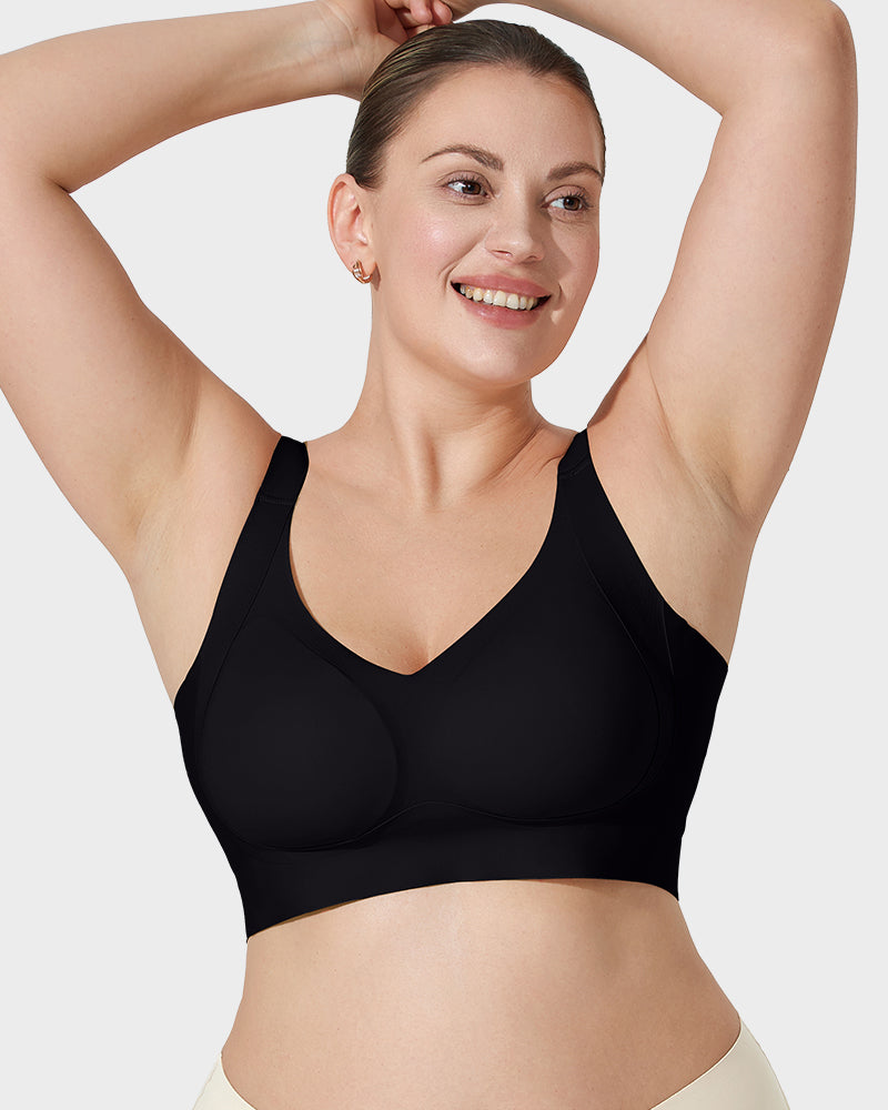 LilyCurve Daily Comfort Wireless Shaper Bra in BK