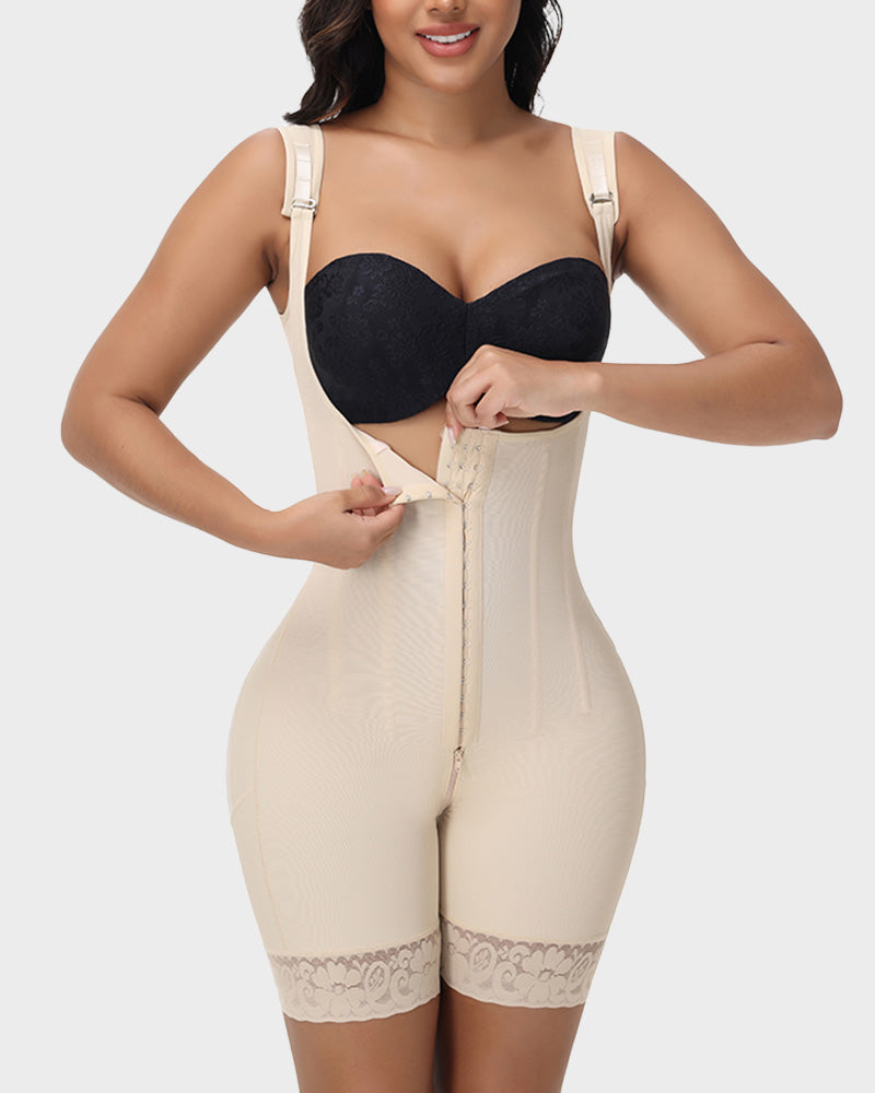 LilyCurve Fajas Colombianas Shapewear with Bones in BK