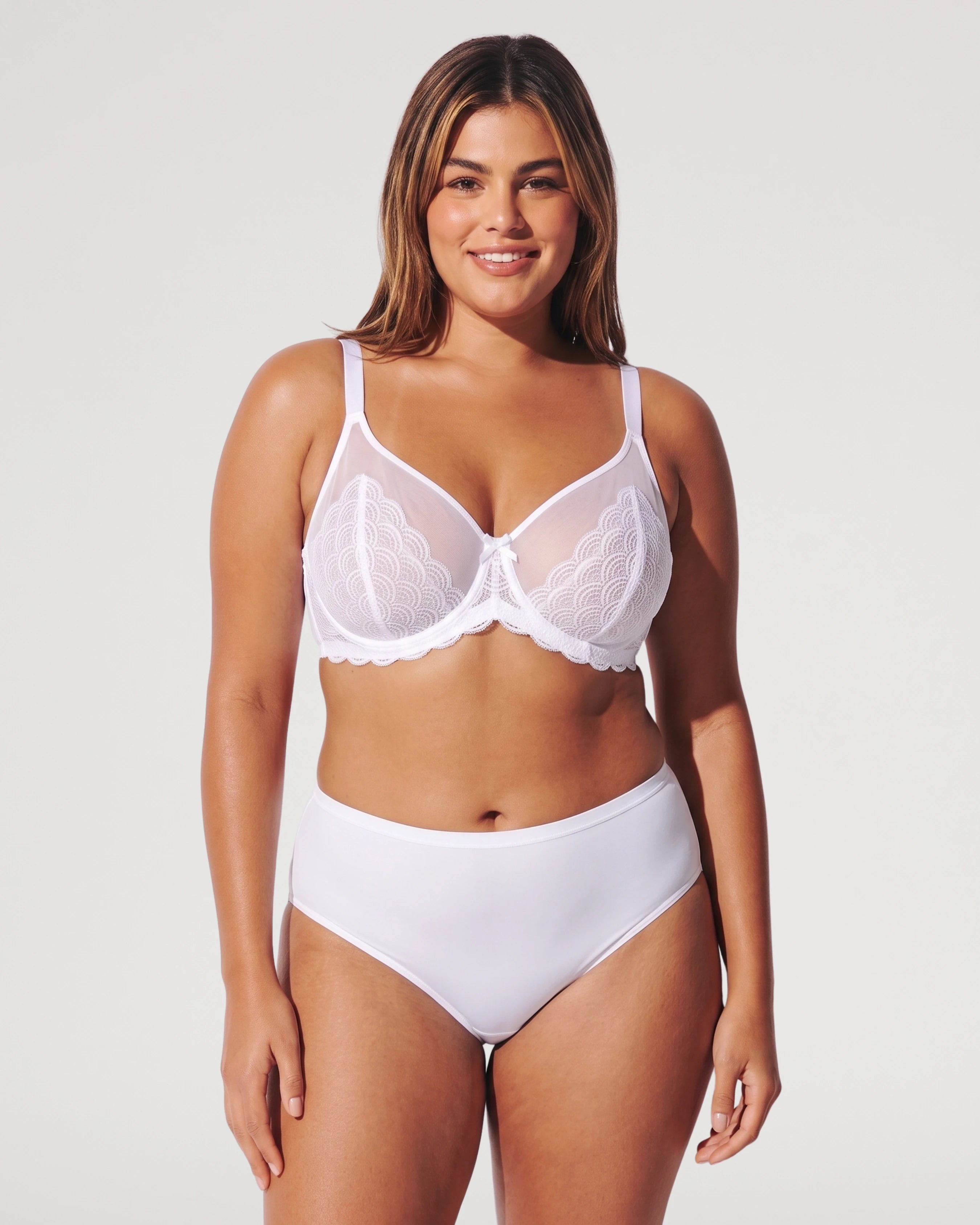 Lace Unlined Underwired Minimizer Bra