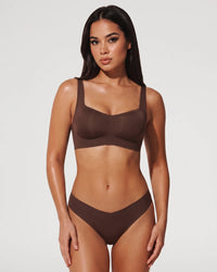 Seamless Square Neck Bralette & Panty Set