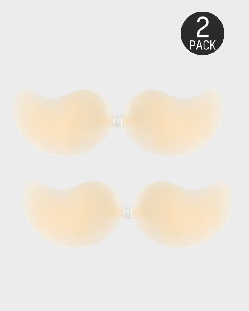LilyCurve Mango Cup Ultra-Thin Silicone Adhesive Bra (2 Pairs) in PK