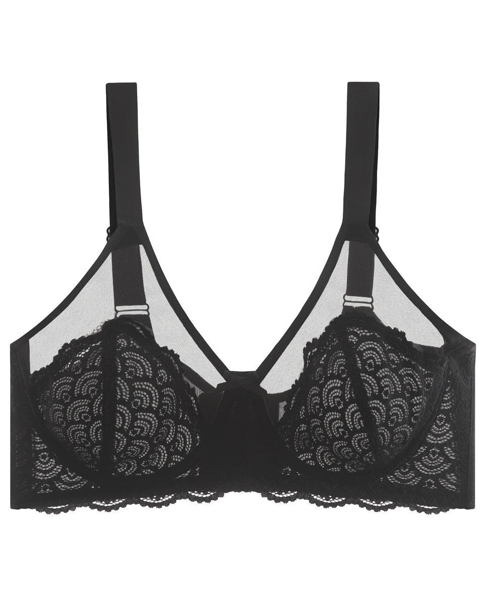 Lace Unlined Underwired Minimizer Bra