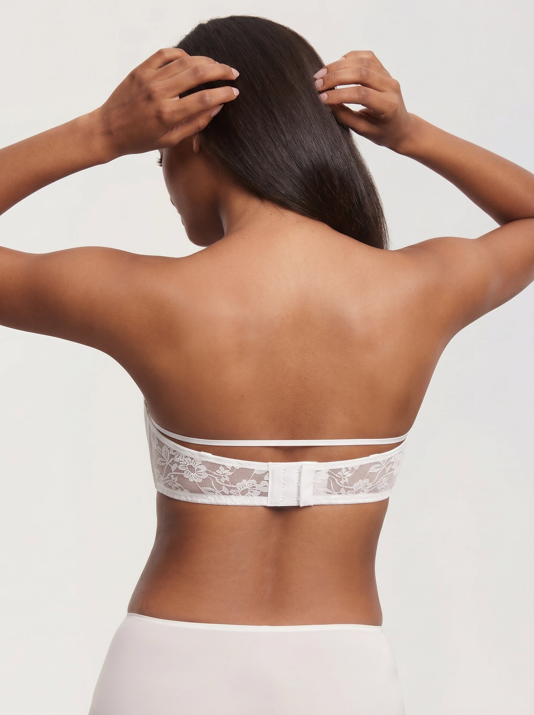 Lace Unlined Underwired Strapless Bandeau Bra