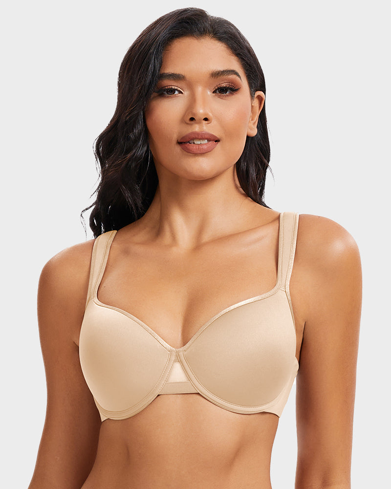 LilyCurve LightLift Full Coverage Bra in NU