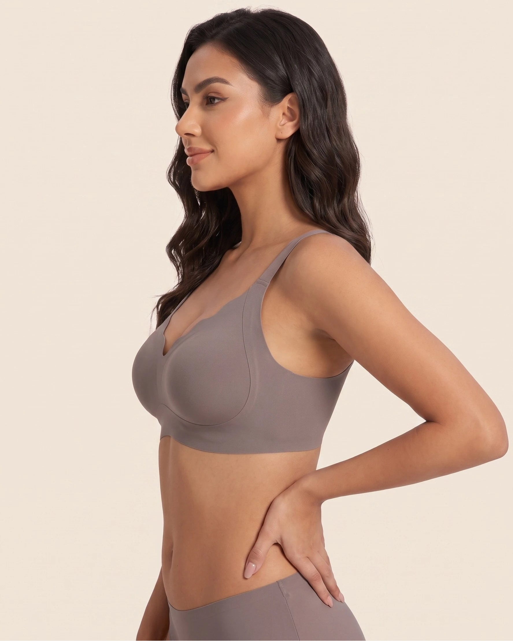 Scalloped Push-Up Jelly Bra [BOGO]