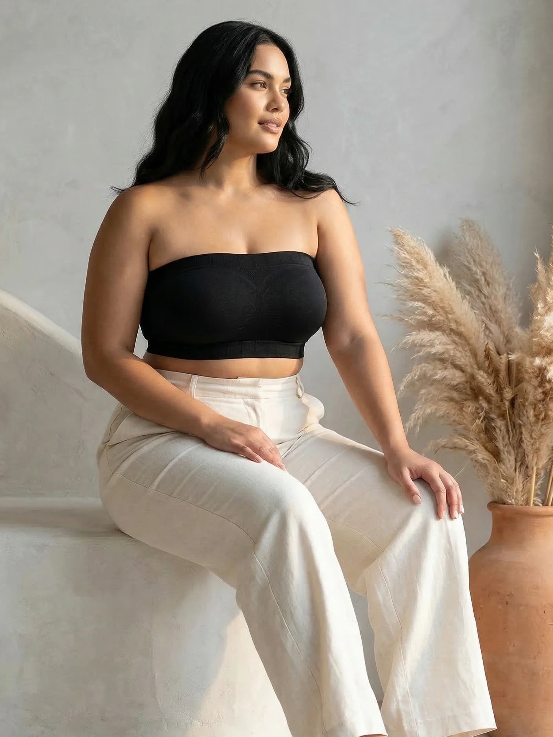 Convertible Strapless Bandeau Bra in S — multi-way strapless design, size 