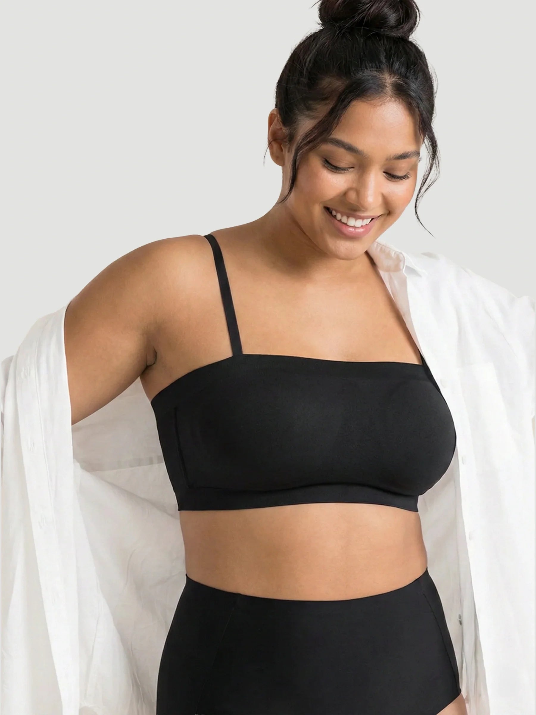Convertible Strapless Bandeau Bra in 3XL — multi-way strapless design, size 