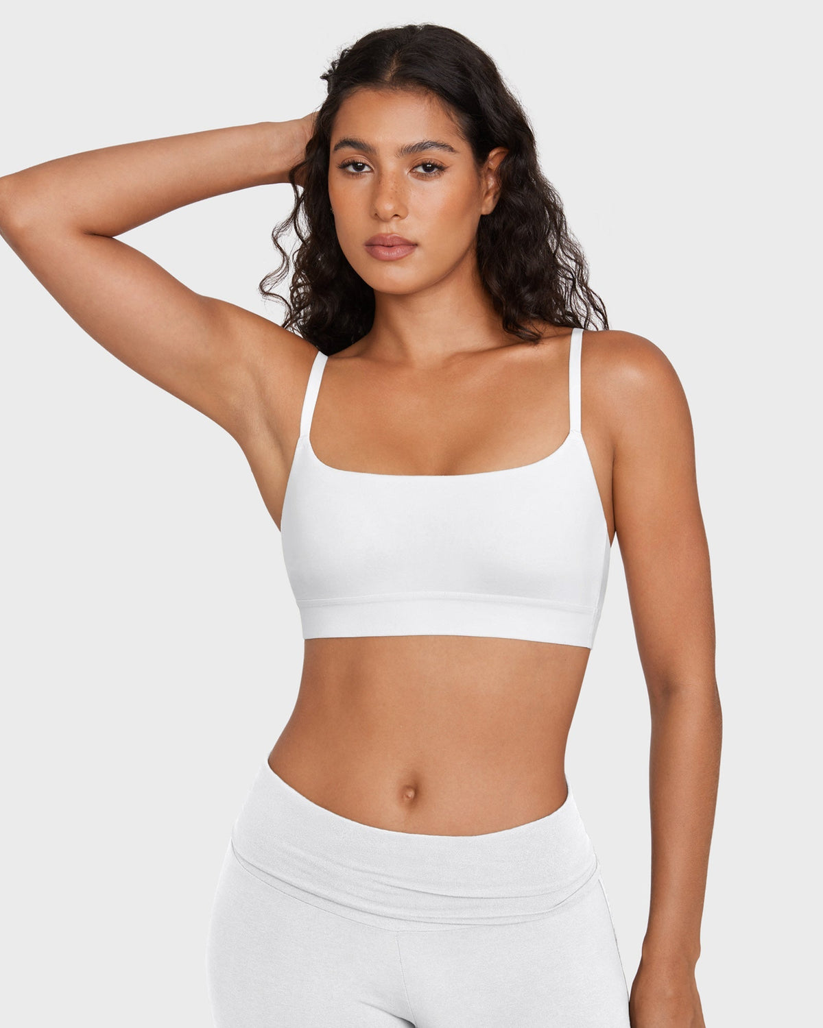 Seamless Unlined Scoop Neck Wireless Bralette