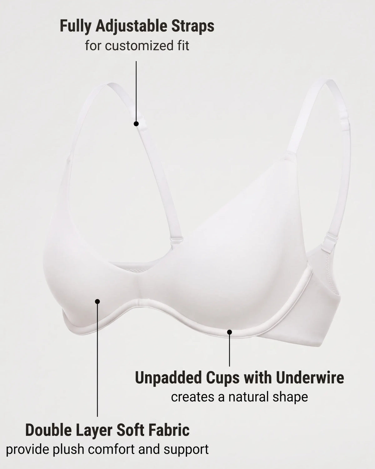 Plus Plunge Unlined Balconette Bra