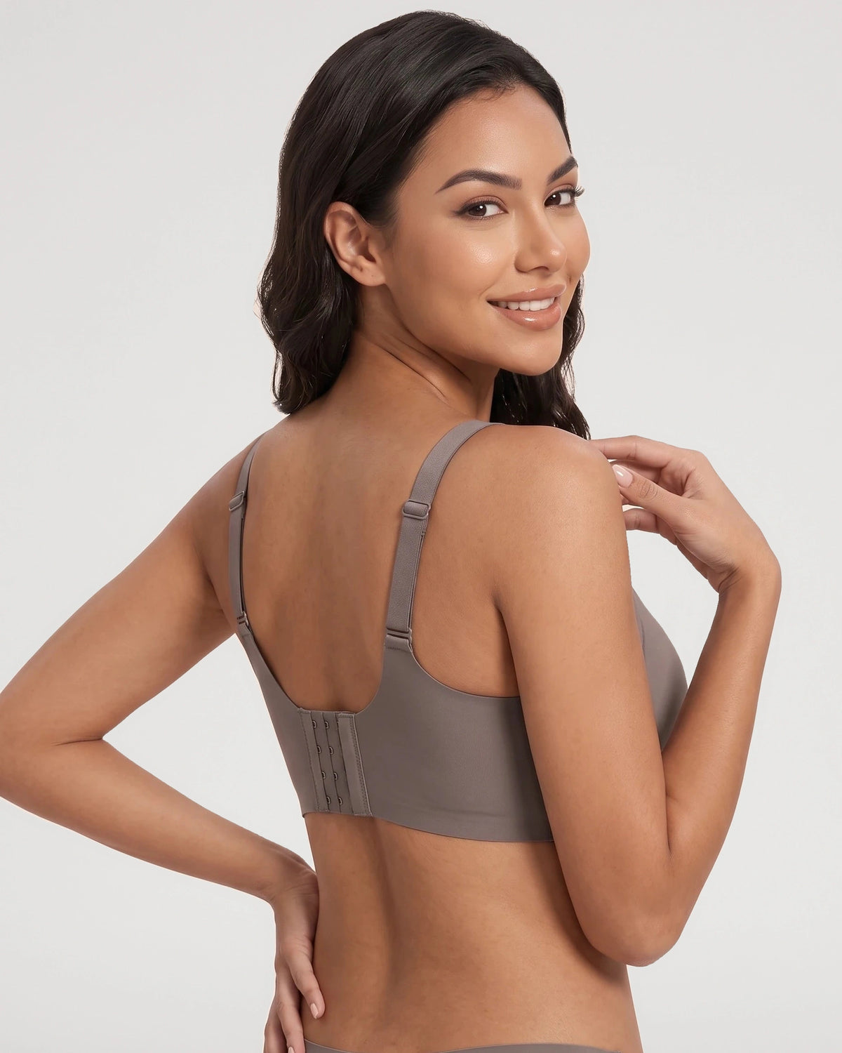 Strap and neckline view for the bra | LilyCurve