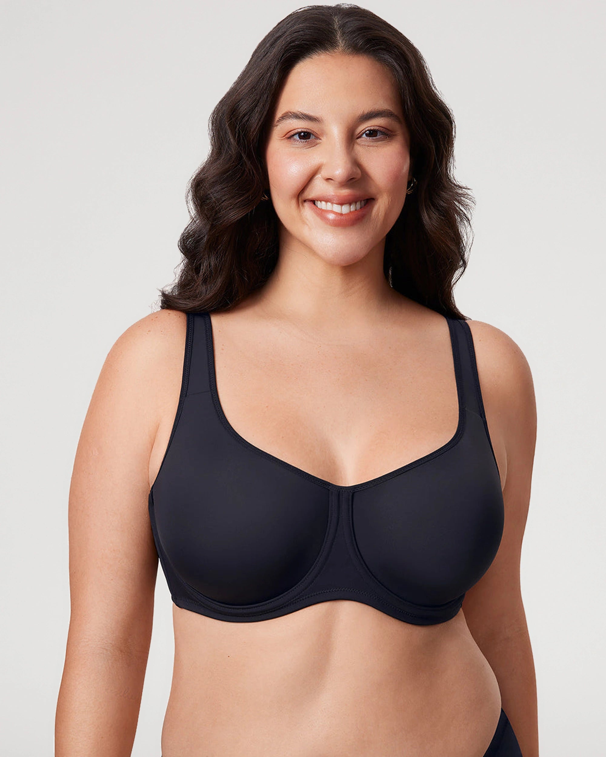 Side profile showing the bra shape | LilyCurve