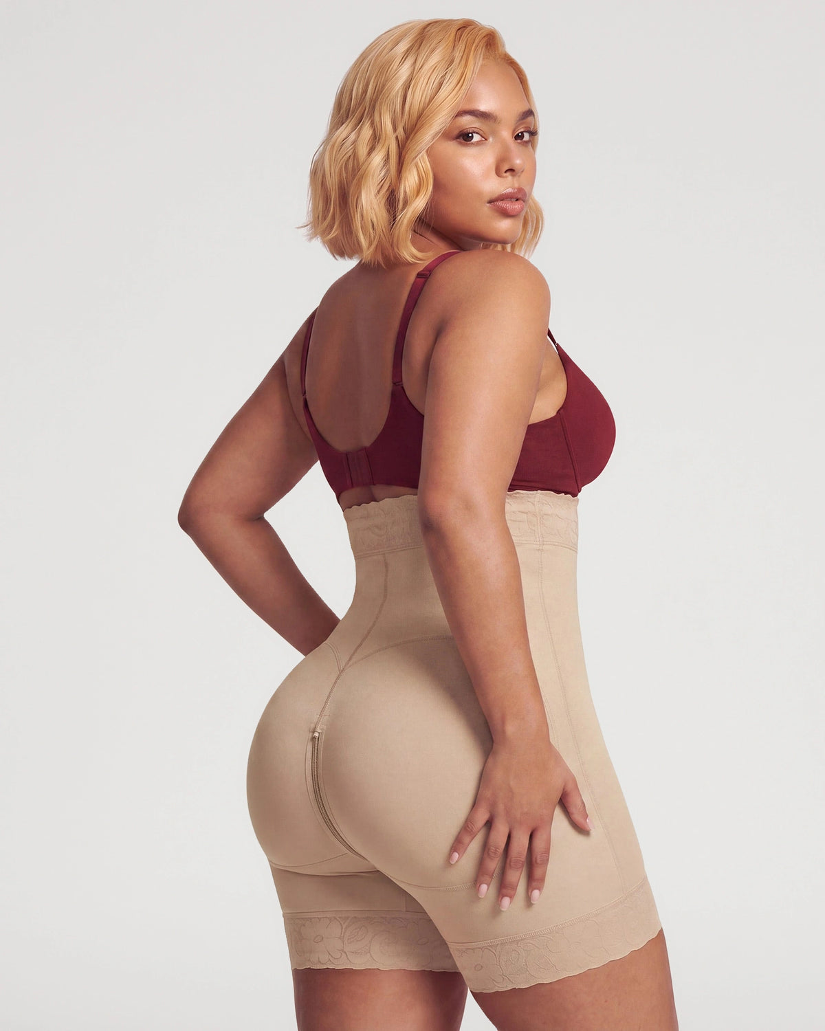 Side profile showing the shapewear shape | LilyCurve