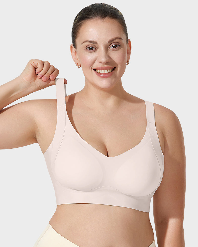 LilyCurve Daily Comfort Wireless Shaper Bra in NU