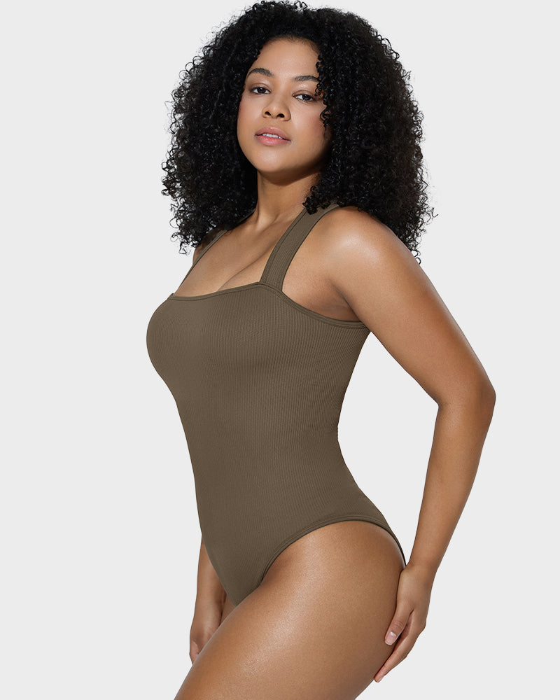 LilyCurve Sleeveless Tummy Control Tank Tops Bodysuits in BN