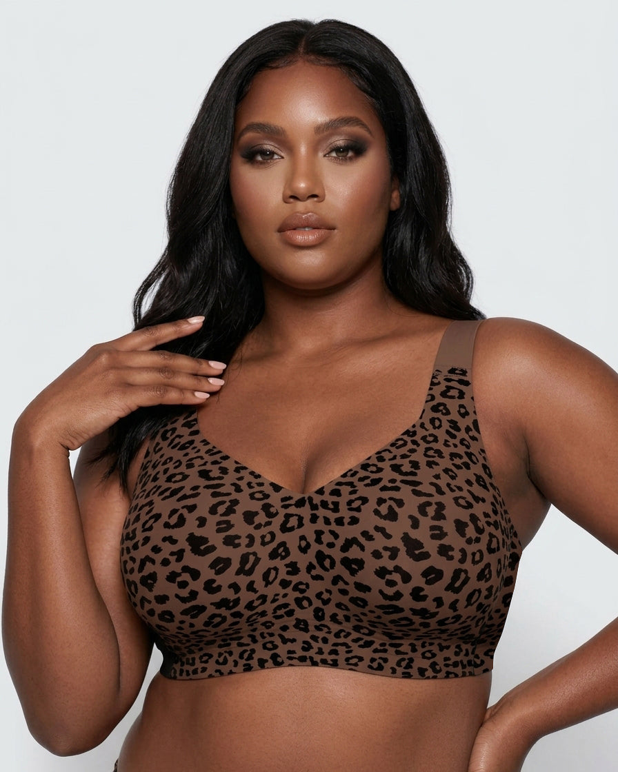 Wireless Full-Coverage Seamless Push-Up Jelly Bra