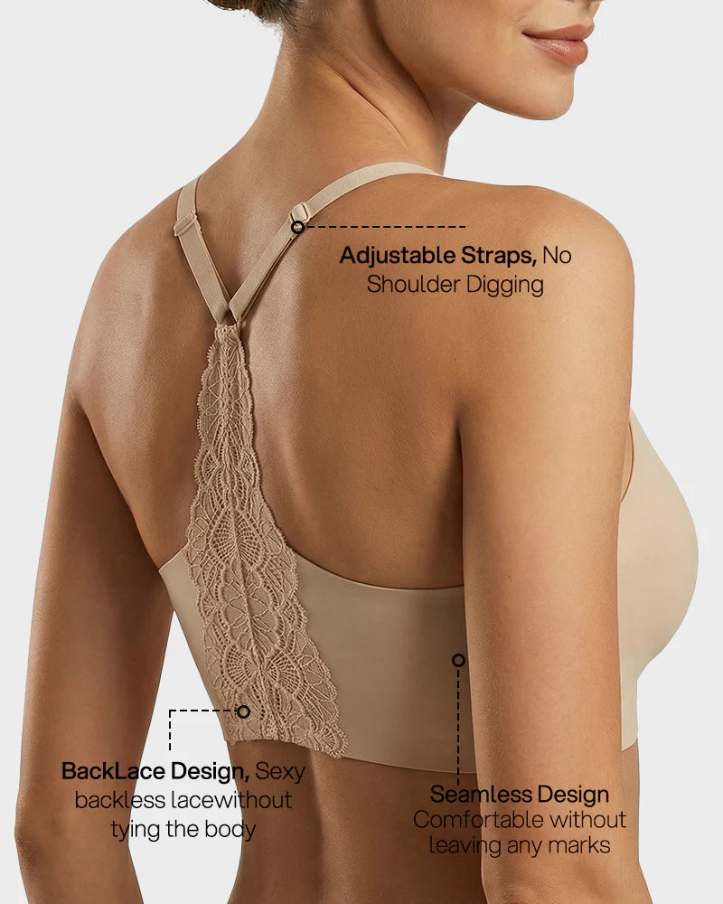 Hidden Lace Y-Back Design