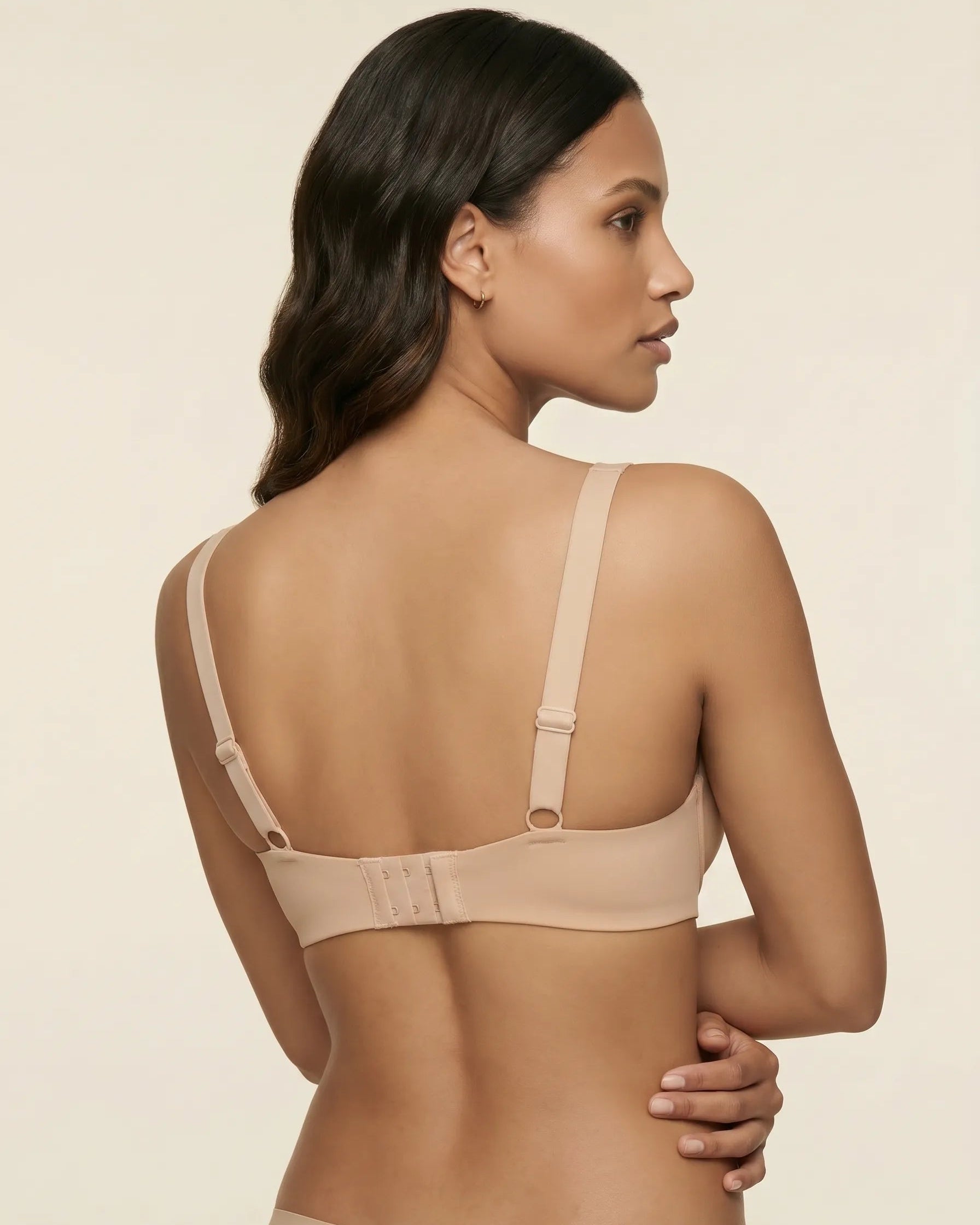 Soutien-gorge balconnet sans couture et sans doublure à armatures